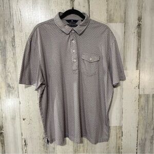 Hart Schaffner Marx Patterned Polo Shirt